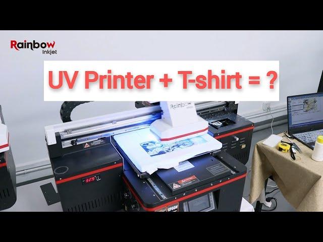 Can UV printer print T-shirt? We did a Test