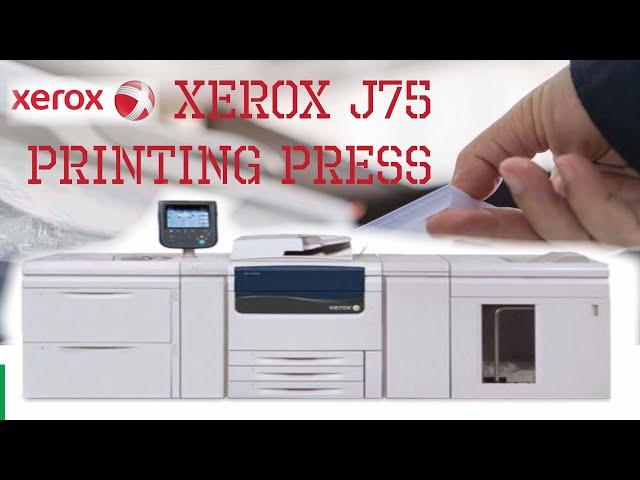 The Amazing Xerox J75 Printing Press At Raja Printer Manchester