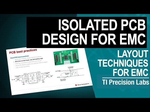 Optimizing isolated PCB design for EMC