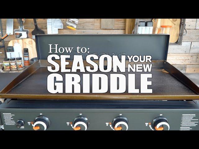 How To Season a New Blackstone Griddle | Blackstone Griddle