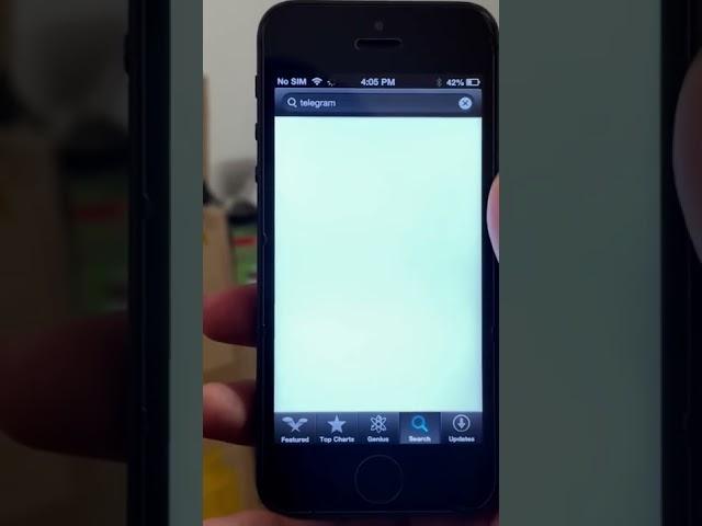 Telegram still works on iOS 6  in 2022  #shorts