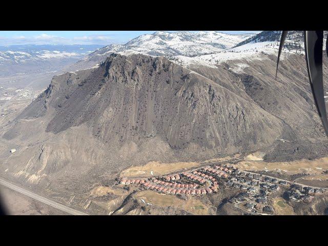 Landing at YKA Kamloops BC