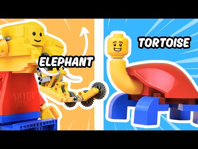 LEGO Minifigures Swap Bodies with ANIMALS!