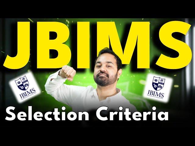 JBIMS Selection Criteria | How to get into JBIMS | MBA Exams Accepted | Target Score