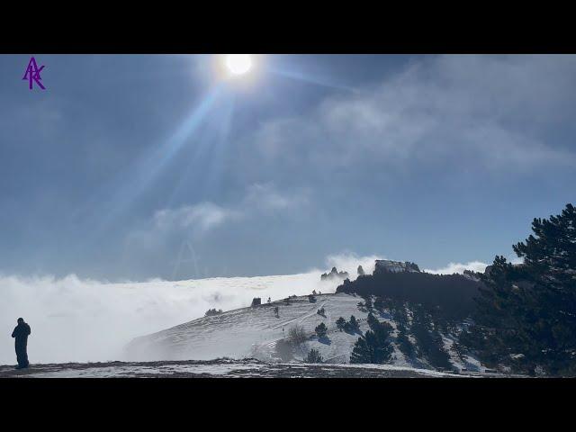 Крым. ЮБК. Ялта. Поездка с друзьями на Ай-Петри. Часть 4: Мы над облаками... 18.01.25 #юбк #ялта