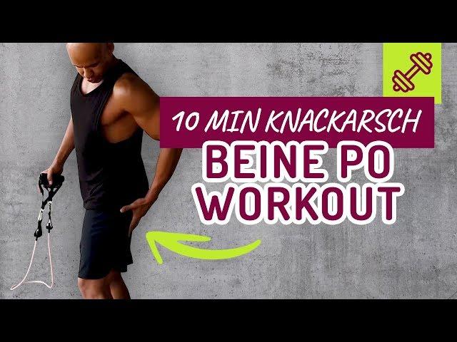 Das beste 10 min Knack Arsch Beine Po Workout. Coach Cecil