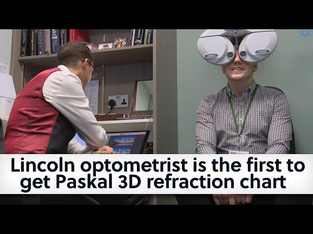 Lincoln optometrist is the first to get Paskal 3D refraction chart in the UK