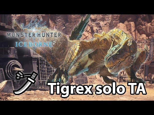 MHW Iceborne | Tigrex solo (Long Sword) - 4'42