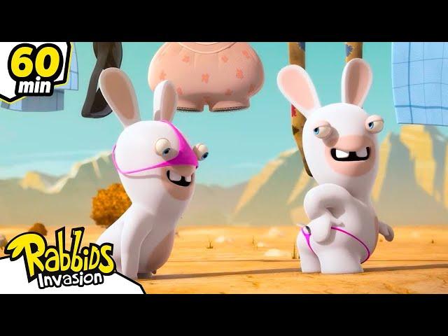 The Rabbids are unleashed! | RABBIDS INVASION | 1H New compilation | Cartoon for kids