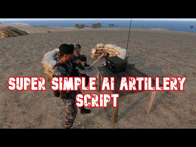 ARMA 3 Editor: Simple AI firing artillery demo