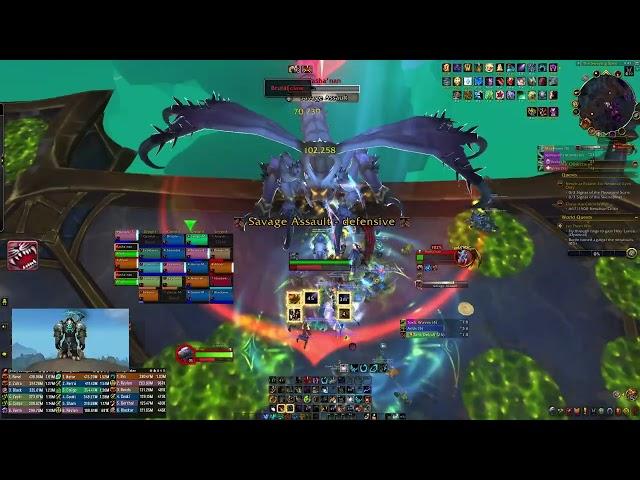 4th boss mythic  Rasha'nan 1ST KILL by Honorbound