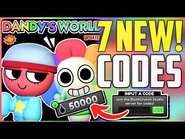 ️FRESHREDEEM!️DANDY'S WORLD ROBLOX CODES 2024 - DANDYS WORLD CODES 2024