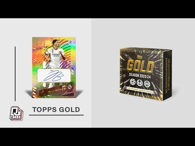 Q'S REVIEWS - Unboxing the new 2023-24 TOPPS Gold X Whip Soccer UEFA Club Competitions Hobby Box 