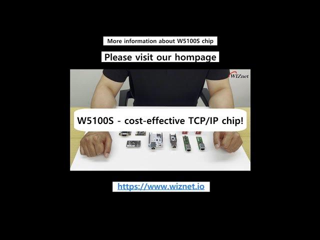 #shorts W5100S Cost-effective TCP/IP chip!