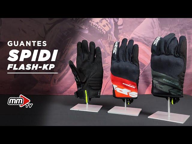 Guantes SPIDI FLASH-KP primavera-verano o climas cálidos.