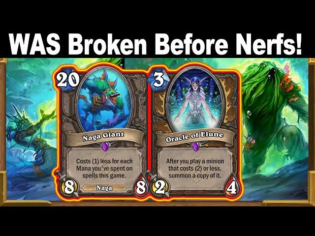 It Was 97% Winrate Naga Big Ramp Druid Is Before Nerfs! Voyage to the Sunken City Deck | Hearthstone