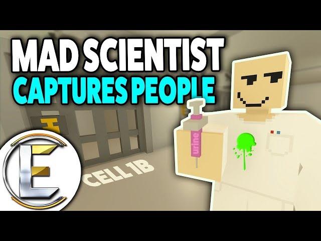 MAD SCIENTIST CAPTURES PEOPLE - Unturned Roleplay (Testing New Viruses On My Patients)