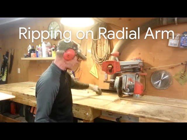 How to Rip Wood on a Radial Arm Saw