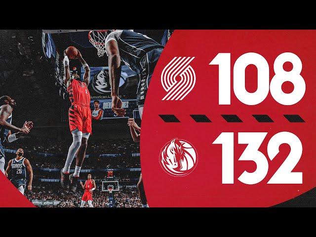 Portland Trail Blazers 108, Dallas Mavericks 132 | Game Highlights | December 23, 2024