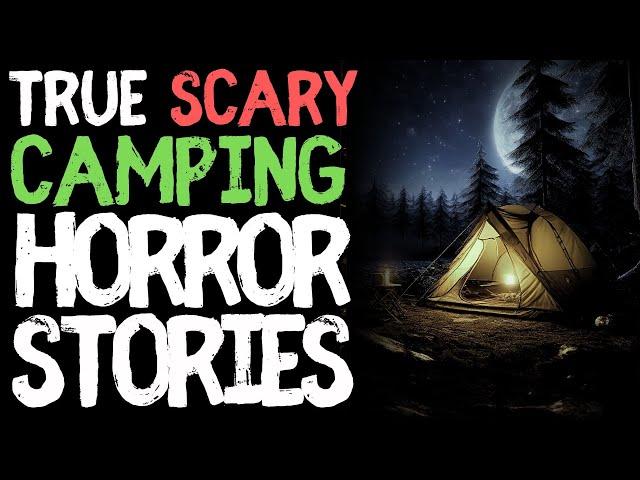 True Camping Scary Horror Stories for Sleep | Black Screen With Rain Sounds