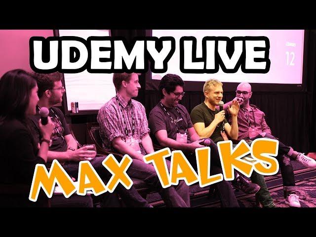 Udemy Tech Talk 2017 | Max on Stage at Udemy Live