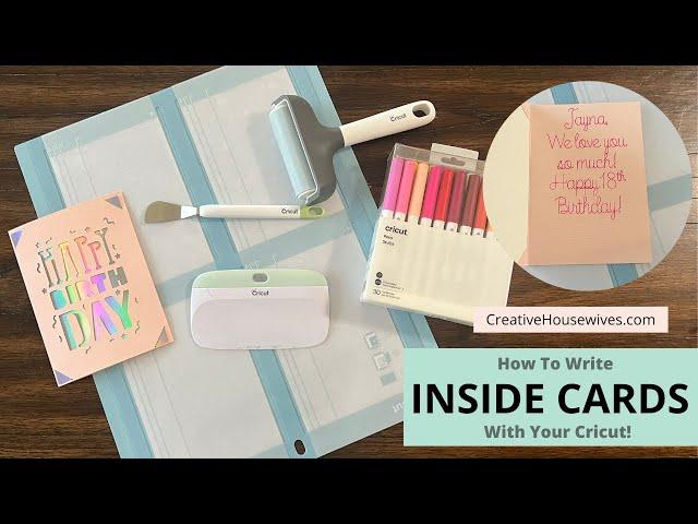 How to Write Inside Cards with Cricut!