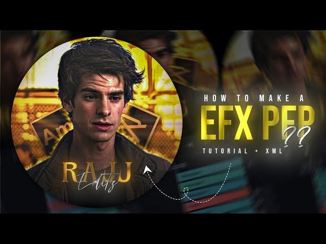 How To Make A EFX PFP ?  | Ae Inspired PFP XML & Tutorial | EFX PFP Tutorial | Rajj Editz |