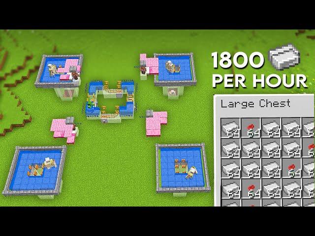 Minecraft Best IRON FARM - 1.21+ Iron Farm Tutorial