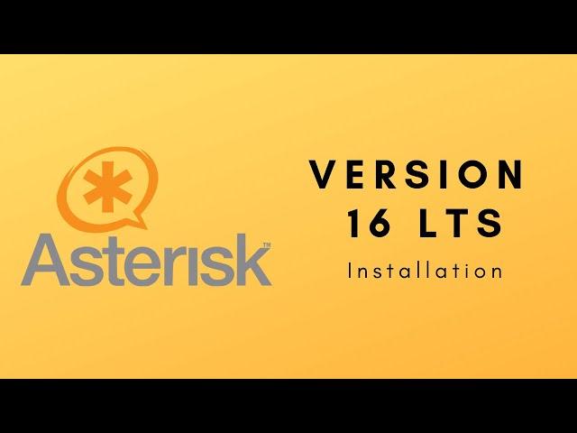 Asterisk installation (16 LTS in Ubuntu 18.04)