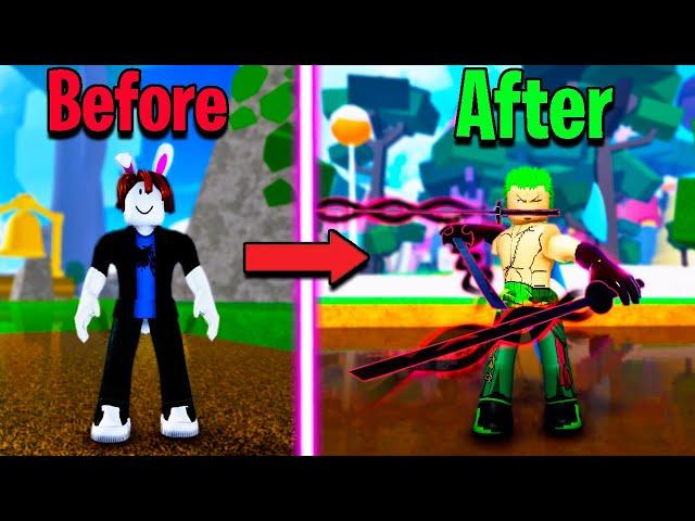 Going From Noob to True Triple Katana in One Video! [Blox Fruits]