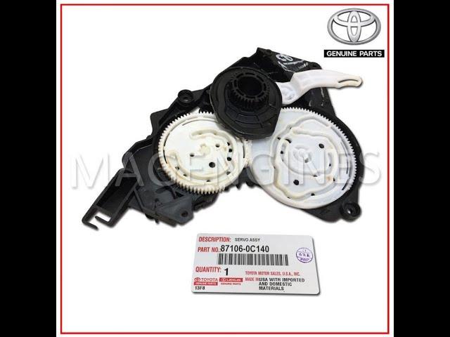 2011 Toyota Sequoia air mix servo motor replacement