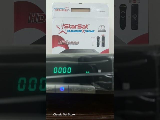 Starsat SR-90000 HD Extreme HEVC l First time Boot l English