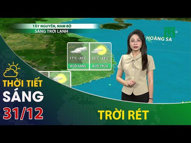 Thời tiết hôm nay 31/12:  Bắc Bộ trời rét, Trung Bộ mưa trở lại | VTC14