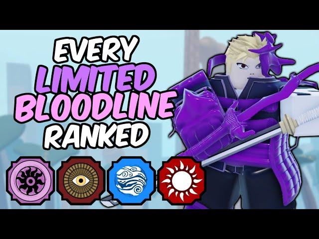 Every Limited Bloodline RANKED From WORST To BEST! | Shindo Life Bloodline Tier List