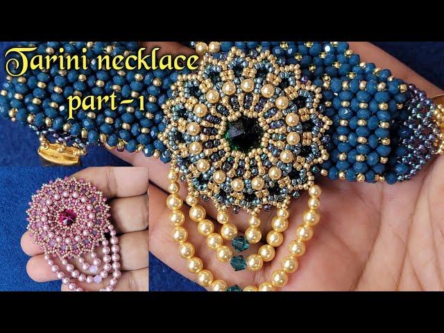 Tarini necklace (pendant) tutorial part-1/beaded jewelry making