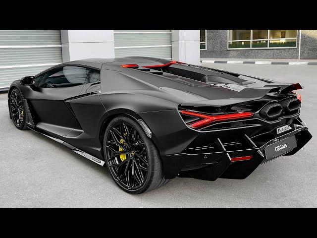 2025 Lamborghini Revuelto Matte Black - Sound, Interior and Exterior