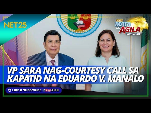 VP Sara muling nag-courtesy call sa Kapatid na Eduardo V. Manalo