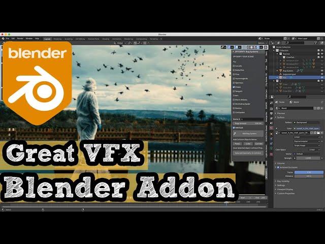 Blender Addon for VFX & animation l Spyderfy V2