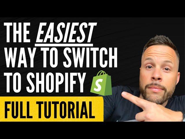 How To Move To Shopify From ANY Ecommerce Site IN MINUTES! 