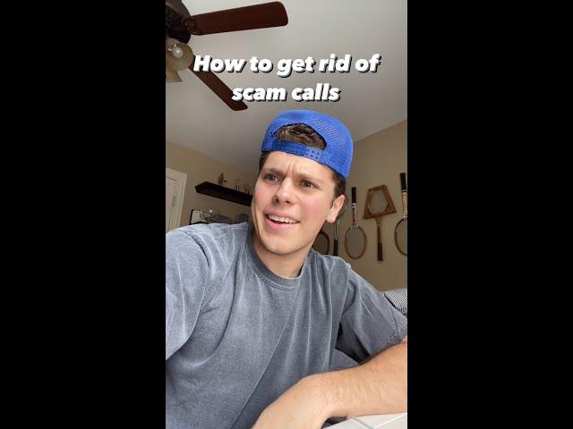 how to get rid of scam calls -joechristianguy #shorts