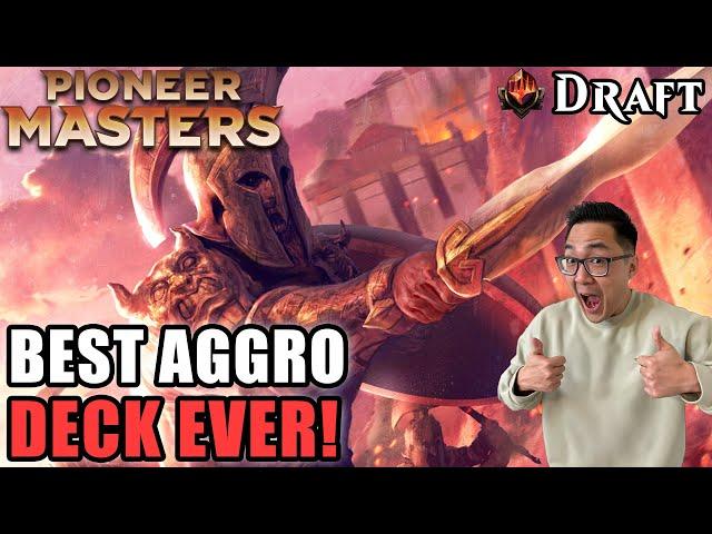 I Drafted A Block Constructed Aggro Deck | Pioneer Masters Draft | MTG Arena