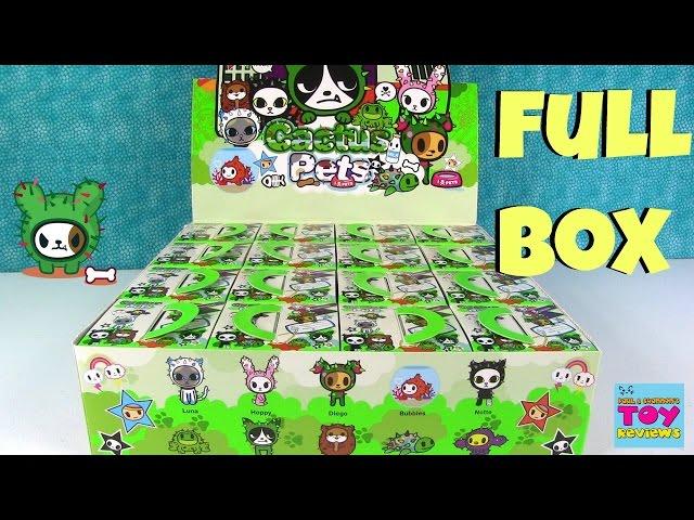 Cactus Pets Tokidoki Vinyl Figures Full Case Unboxing Chase Toy Review | PSToyReviews