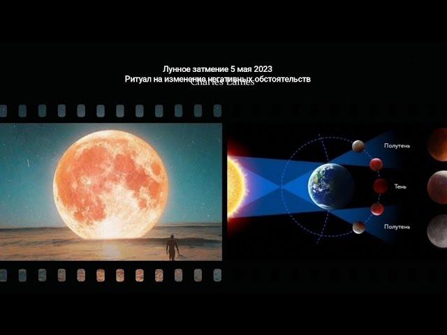 ЛУННОЕ ЗАТМЕНИЕ 5 МАЯ 2023 // РИТУАЛ НА ИЗМЕНЕНИЕ СУДЬБЫ