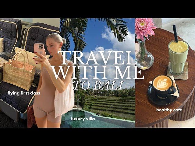 BALI VLOG pt 1 ️ first class travel experience, our luxe villa, exploring canggu