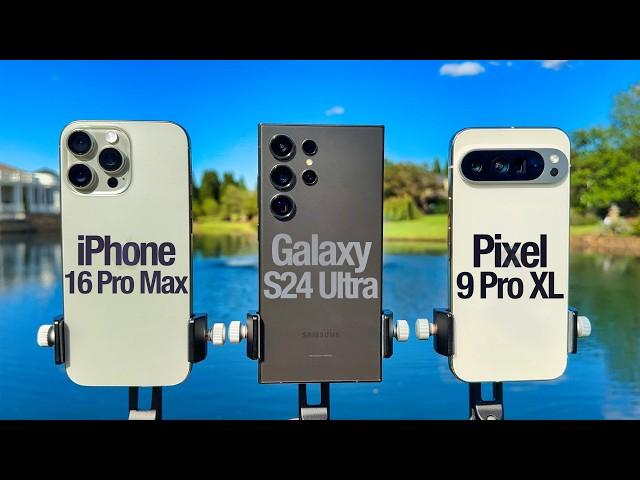 iPhone 16 Pro Max vs Galaxy S24 Ultra vs Pixel 9 Pro XL: CAMERA TEST Comparison!