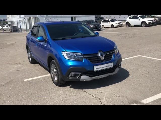 Видеопрезентация автомобиля Renault Logan SW лазурно-синий