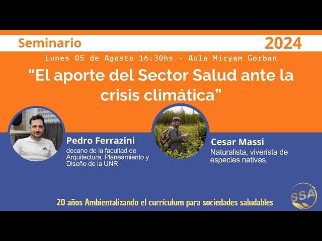 Seminario 13 de Salud Socioambiental - ciclo 2024