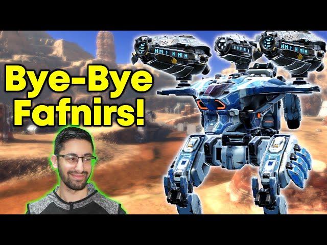 CRAZY! 500% DMG Bye Bye Fafnirs SNOWSTORM SIREN Hel Snaer | War Robots Update 7.7.7 MK3 Gameplay WR