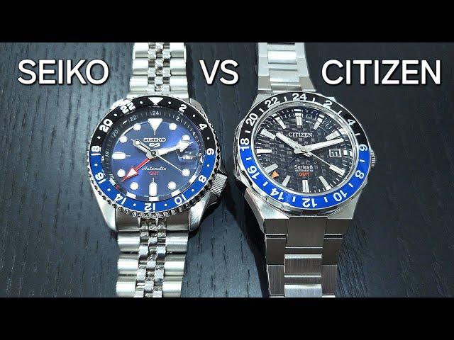 Seiko GMT Vs Citizen GMT - Comparison: SSK003 Vs Series 8 GMT