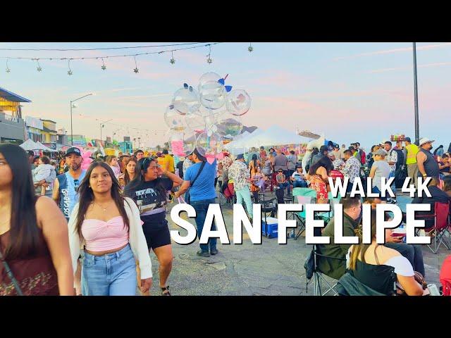 SAN FELIPE Baja California  Walk 4K 2024